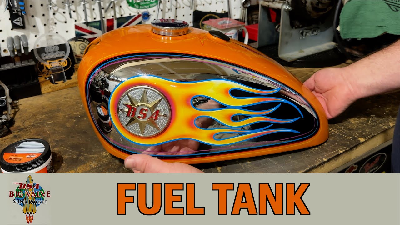 1962 BSA A10 Super Rocket (Part 6) Fuel Tank & Carb YouTube