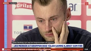 Kjempet mot tårene da han takket familien