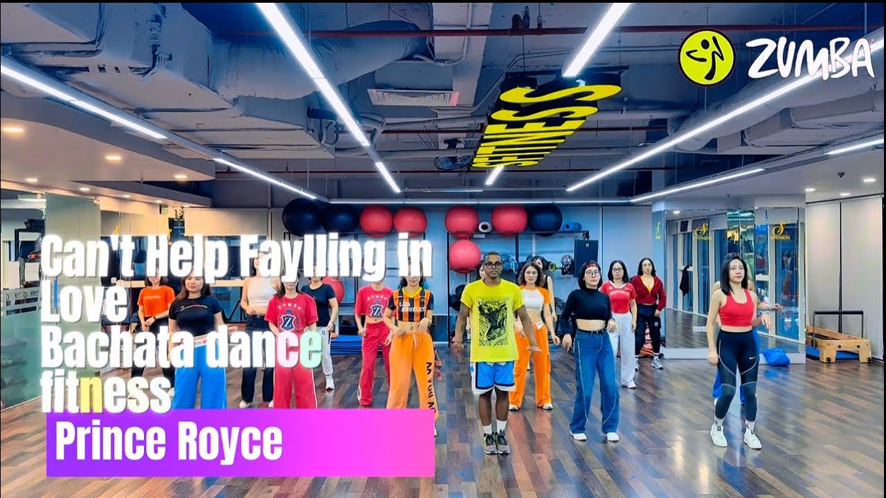 Zumba dance fitness// bachata// can't Help Faylling in over Bachata  dantefitness Prince Royce  