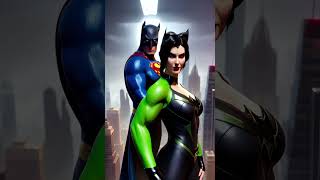Batman Superman She Hulk Cat Woman mix singing Vitas 7th Element - DC vs Marvel Karaoke