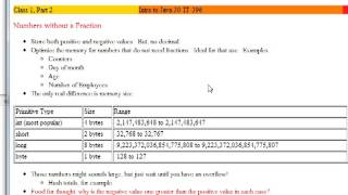 Intro to Programming with Java, Part 8: Variable Types and Objects Net Worth