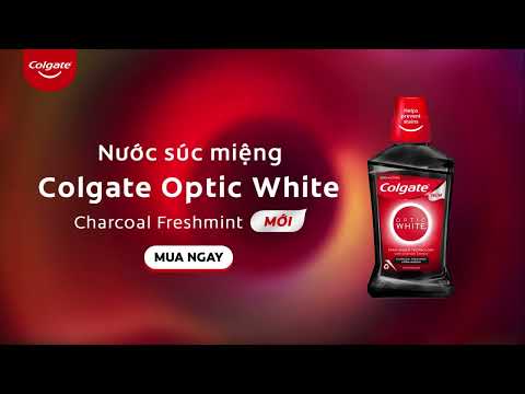 Video Mới Nước súc miệng Colgate Optic White Charcoal Fresh... - youtube