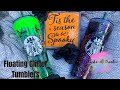 Halloween glitter globe tumblers, Snowglobe tumbler tutorial, Fix a failed cup, Glitter Drip