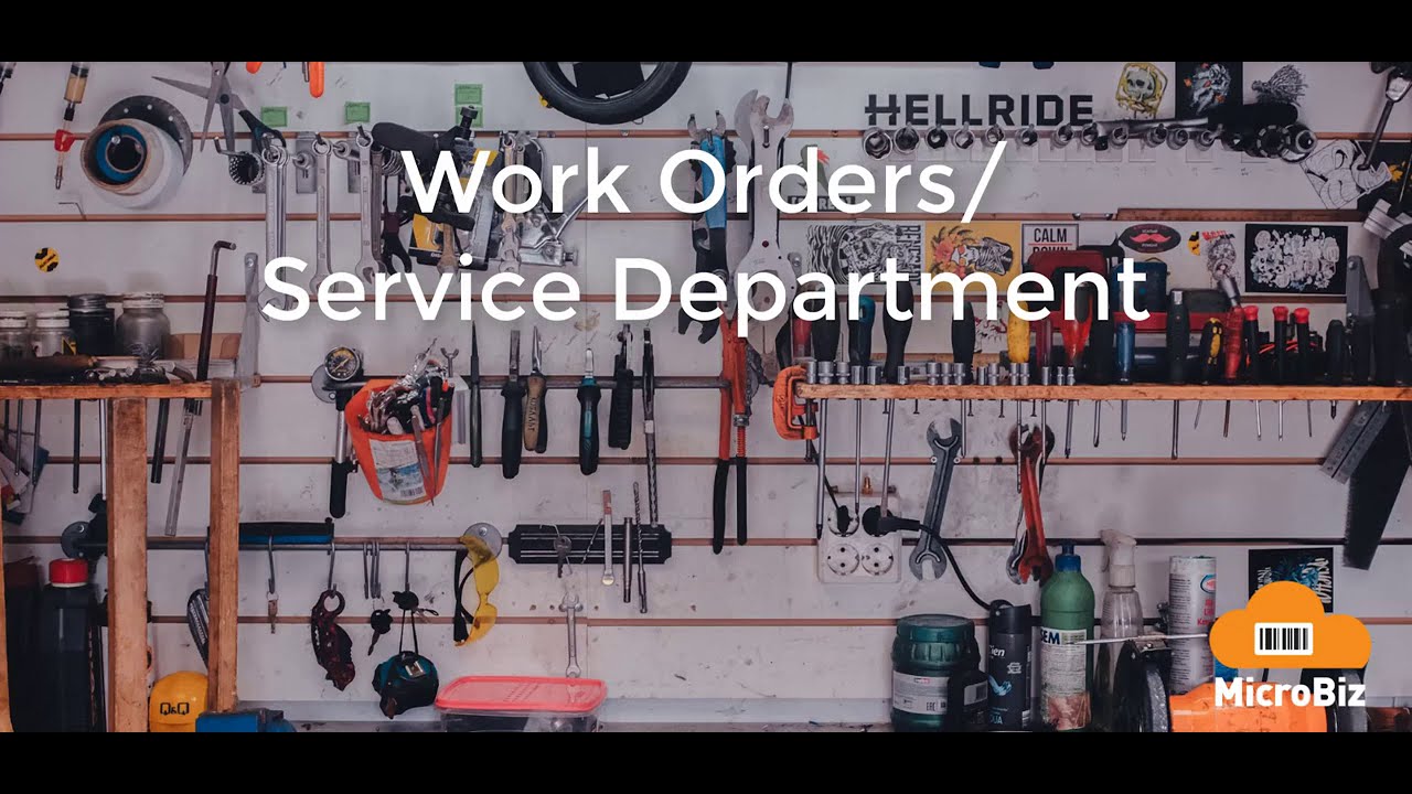 POS System for Repairs, Alterations and Work Orders - MicroBiz Cloud POS