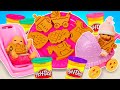 Печенье для малышей из Плей До – Детское шоу Готовлю игрушкам – Игрушечная еда и куклы