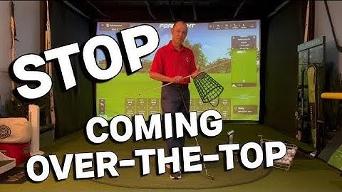 STOP Coming Over The Top FOREVER (Easy 1 MINUTE Downswing Drill)!