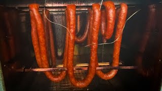 Smoked Sausages recipe. Polish kielbasa. How to cure and smoke sausages at home in a smoker.