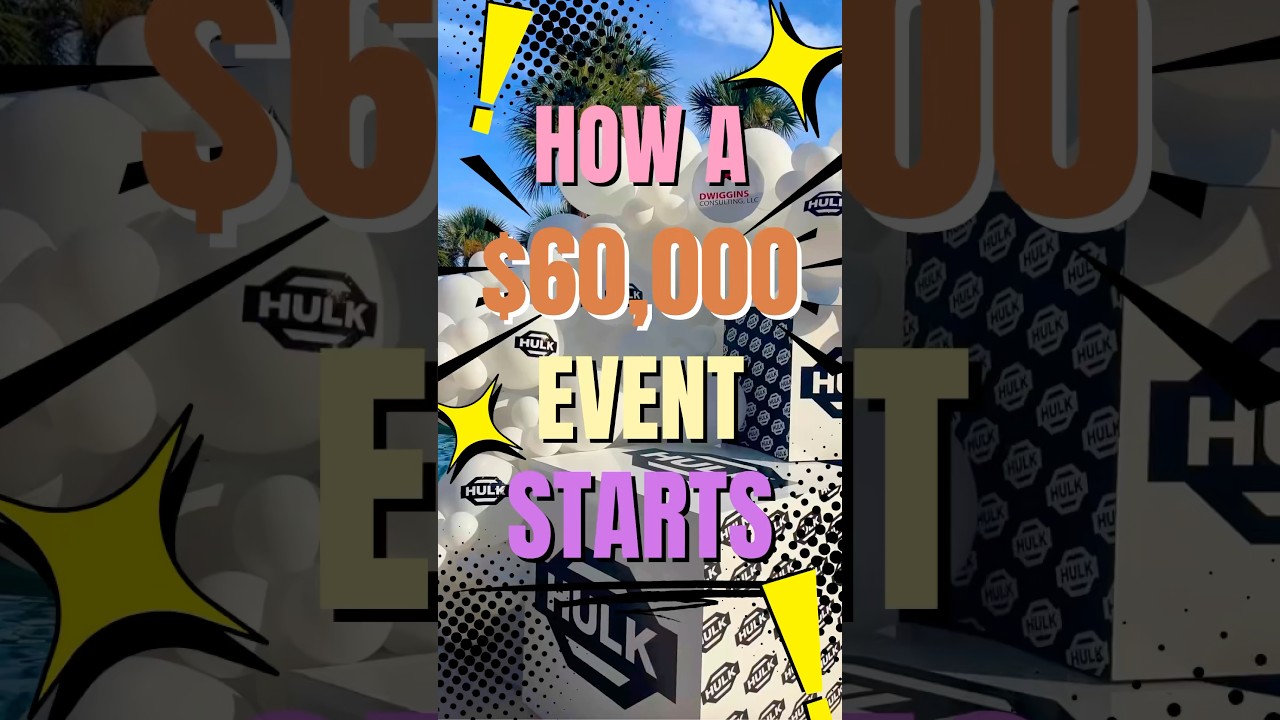 How a $60k Event Starts ✨ 