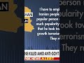 Iranian Protester's Plea: Support for Trump Amidst War-like Conditions #iranuprising #trump