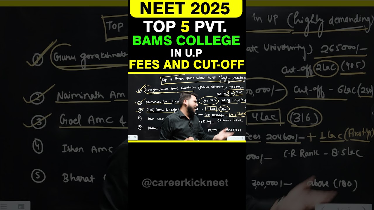 Top 5 Private BAMS College in UP 