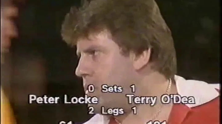 Terry O'Dea v Peter Locke 1983 World Darts Champio...