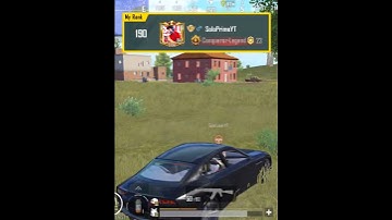 Panic Situation Chicken Dinner in Conqueror Lobby 🥵 #soloprime #bgmishorts #conquerorlobby #rankpush