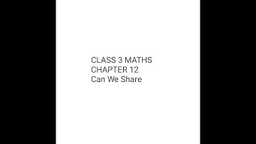 Class 3 Maths Chapter 12