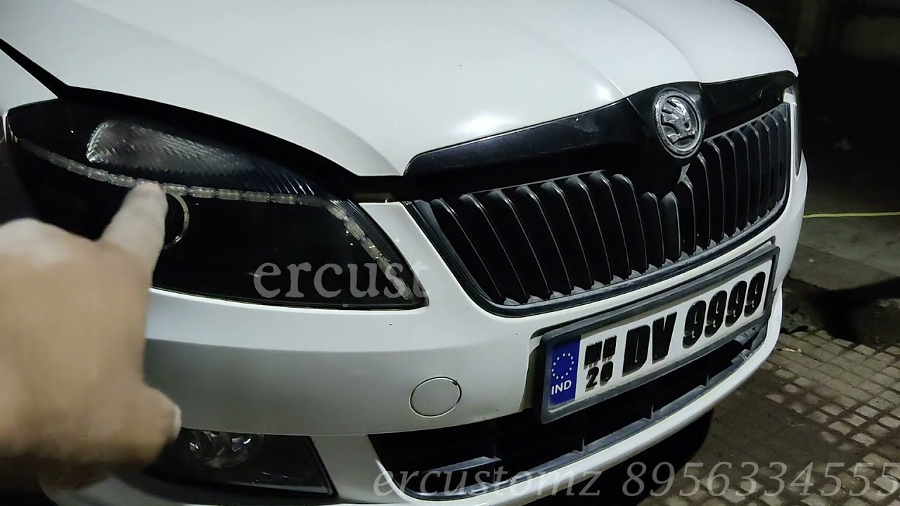 Skoda Rapid Headlight For Buy +918956334555 YouTube