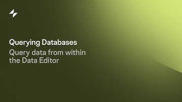Querying Databases | Glide Apps Tutorial