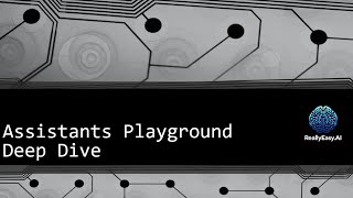 OpenAI API: Assistants Playground Deep Dive screenshot 5