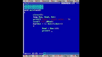 Find REVERSE ORDER of Numbers in C language