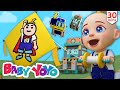 Kite Song | Cartoons for Kids | Construction Vehicles