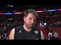 Luka Doncic Talks Kyrie &amp; Win vs Heat, Postgame Interview 🎤