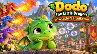 Dodo the Little Dragon Who Couldn’t Breathe Fire 🐉🔥 | A Magical Kids Story