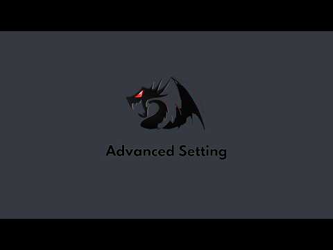 Advanced Settings – Redragon Magnetic Keyboard Tutorial