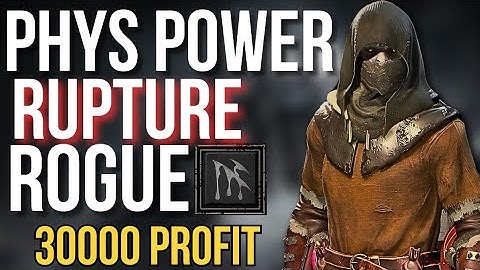 PHYSICAL POWER Rupture Rogue is INSANE! |  Dark and Darker