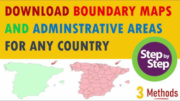 How to Download Boundary Maps and Administrative Areas | Districts | Cities | Free