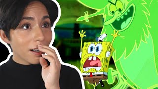 HE'S OBSESSED - reaction to spongebob theory 8, the time traveling ghost pirate theory