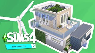 I built a house inspired by the Eco Lifestyle! | The Sims 4 speed build [no CC]