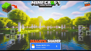 Realistic Shader For Minecraft PE 1.21+ | Shader For Bedrock / Pe Android | DRIFT GAMER