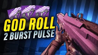 Stars And Shadow God Roll Insane 2 Burst Pulse Rifle Redrix 2.0