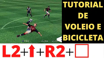 Como dar uma bicicleta no jogo de futebol de ps2?