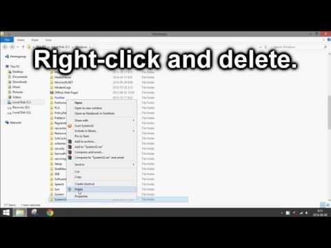 How to Delete System32