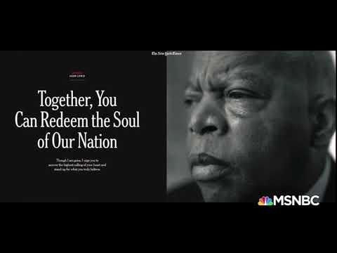 Morgan Freeman reads Rep. John Lewis’ last words: Together, You Can Redeem the Soul of Our Nation