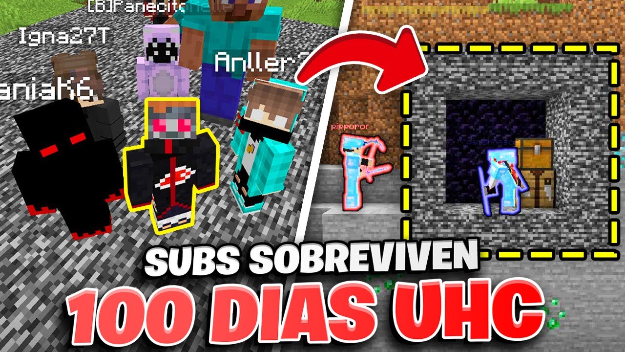 Hice que mis subs SOBREVIVAN 100 días en MINECRAFT ULTRA HARDCORE!... Esto fue lo que pasó