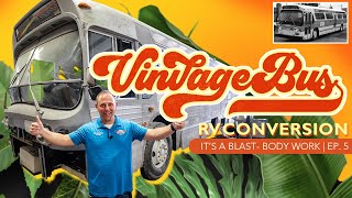 69' Vintage GMC Bus Conversion | It's a Blast - Body Work | EP. 5 by Leisure Coachworks 375 views 6 months ago 5 minutes, 2 seconds