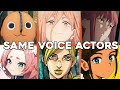 Chainsaw Man Characters Japanese Dub Voice Actors Seiyuu Same Anime Characters thumbnail
