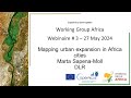 06  mapping urban expansion in africa cities marta sapena moll dlr