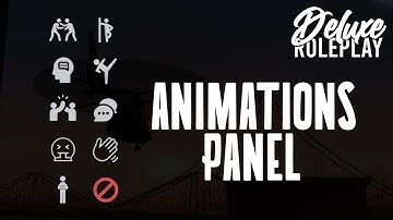 MTA:SA Animations Panel / DeluxeRoleplay