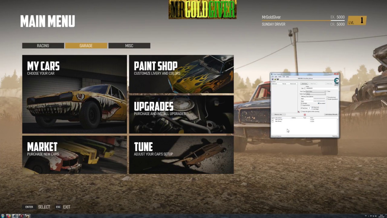 Wreckfest Cheat Table (Made For Steam)(Updated For v1.232998) YouTube