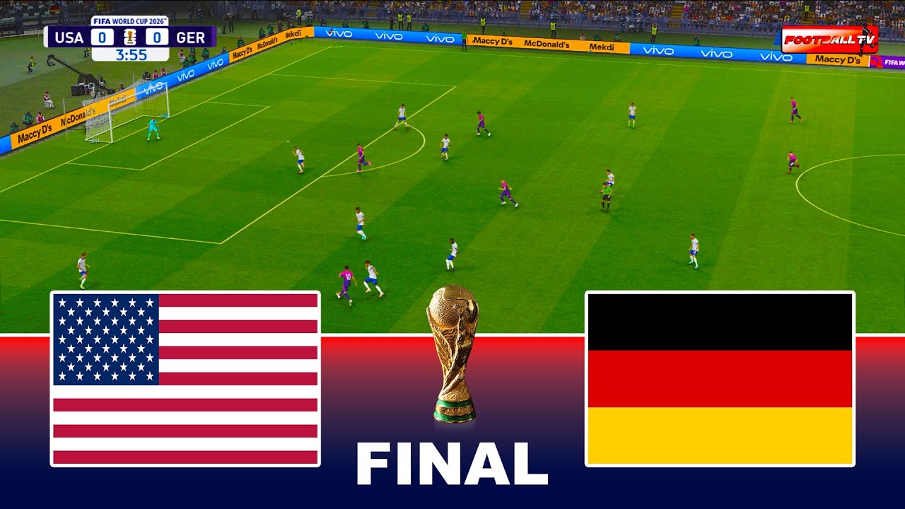 USA vs GERMANY - FIFA World Cup 2026 Final | Full Match All Goals | Pes 21 Gameplay Simulation