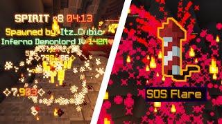 How I got Inferno Demonlord Level 7 and the SOS Flare | Hypixel Skyblock