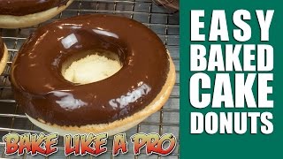Easy Baked Cake Donuts Recipe