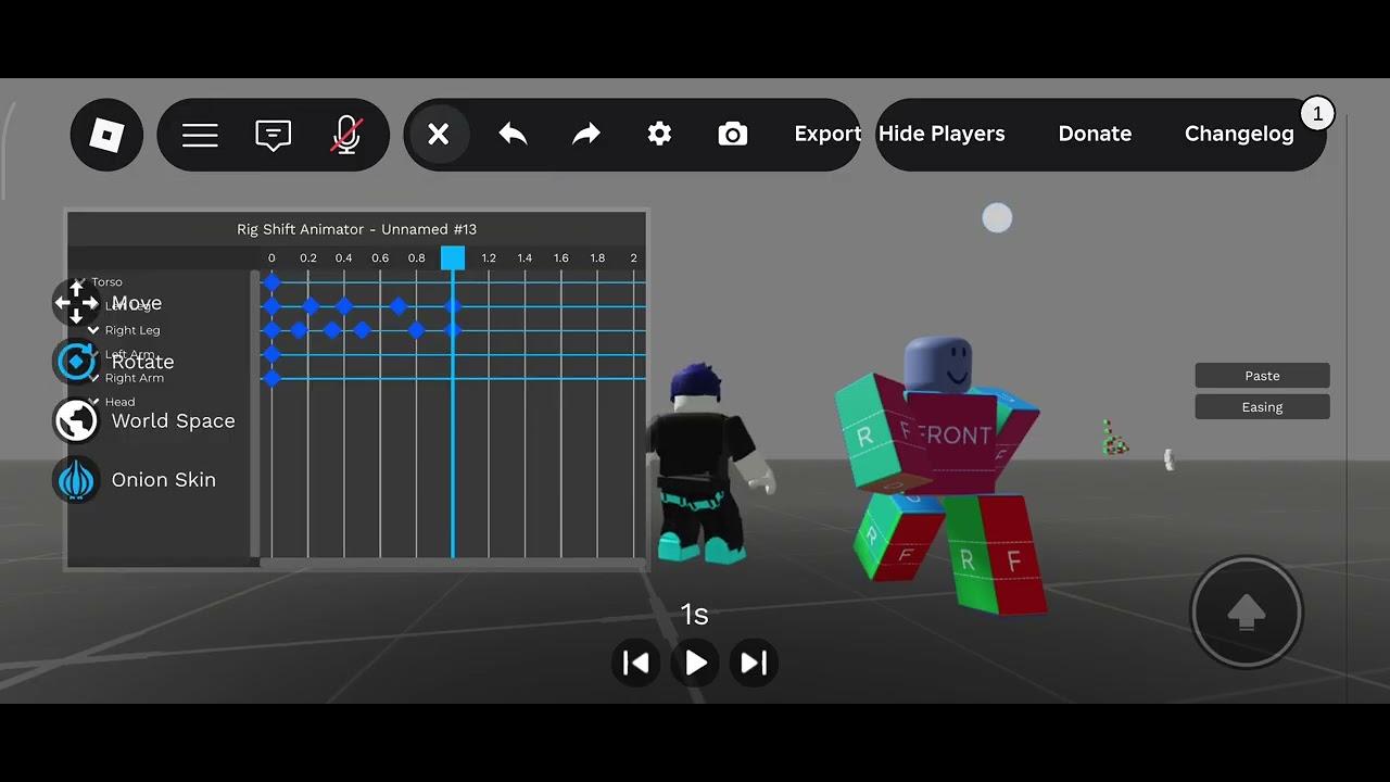 how to make simple walk animation 