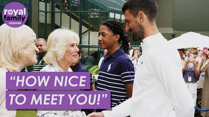 Queen Camilla Meets Novak Djokovic at Wimbledon