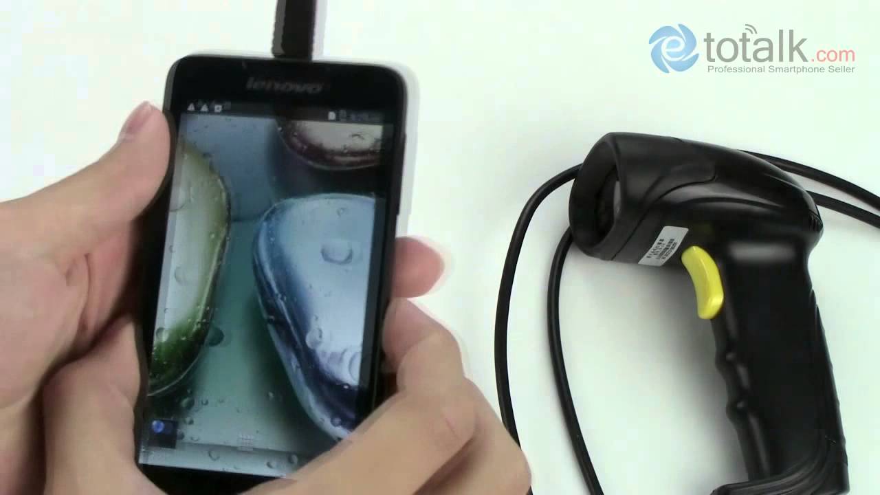 Lenovo P770 Barcode Scanner Test Video YouTube