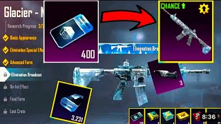 CAN I GET M416 GLACIER IN 400+CLASSIC CRATES??🫣