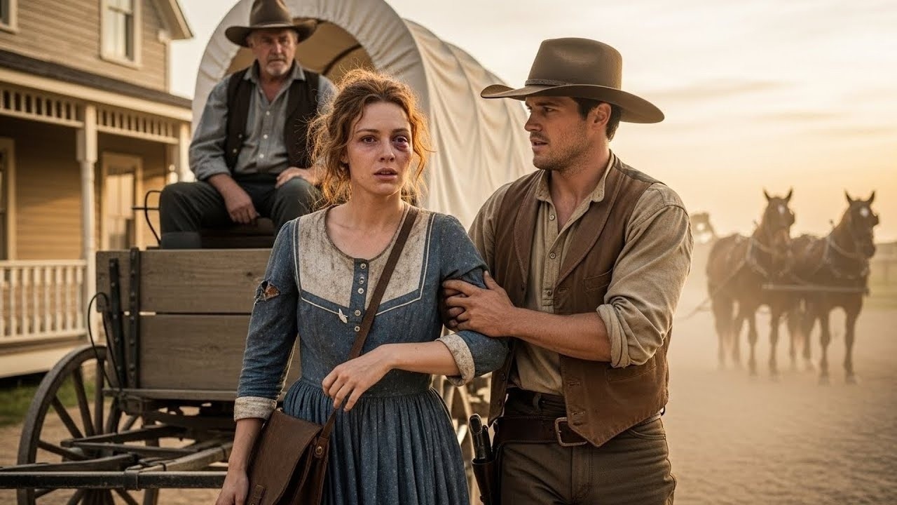 Llegó al rancho, llena de moretones; el vaquero que la contrató preguntó: ¿Quién te hizo esto?