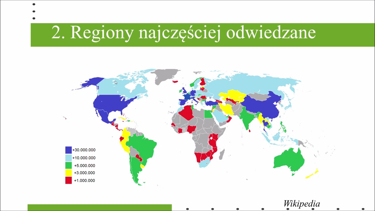 6.8 Regiony turystyczne świata - YouTube