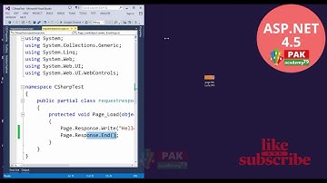 Understand Request and Response Objects 07| Asp.net | 2019